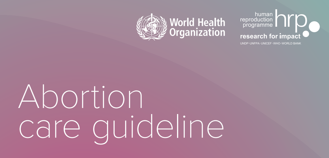 Cover of WHO abortion guidelines